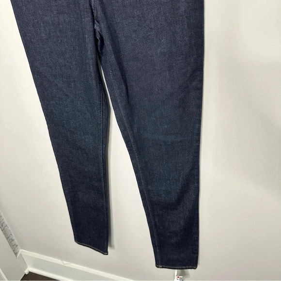 Helmut Lang Dark Wash Jeans Size 28 Long Classic Wash Staple Slim Leg High Rise - Picture 7 of 9